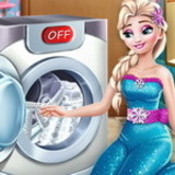 Elsa Wash Clothes 